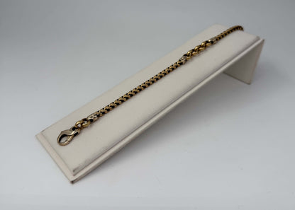 BRACCIALE 18 KT BICOLOR