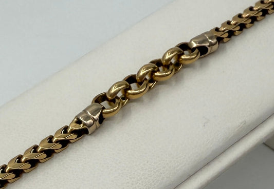 BRACCIALE 18 KT BICOLOR