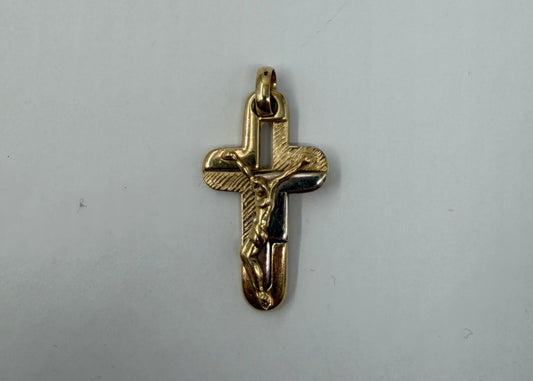 CIONDOLO ORO 18KT BICOLOR