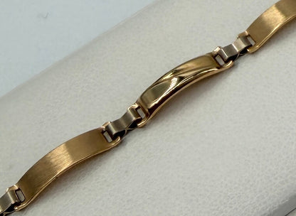 BRACCIALE 18 KT BICOLOR