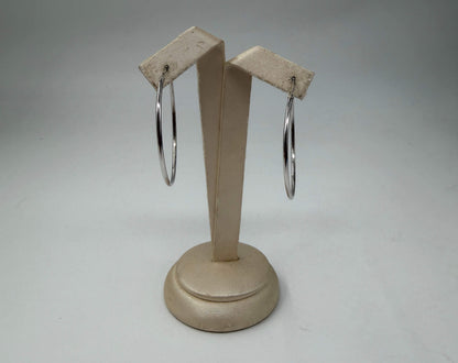 COPPIA DI ORECCHINI ORO 18KT BIANCO