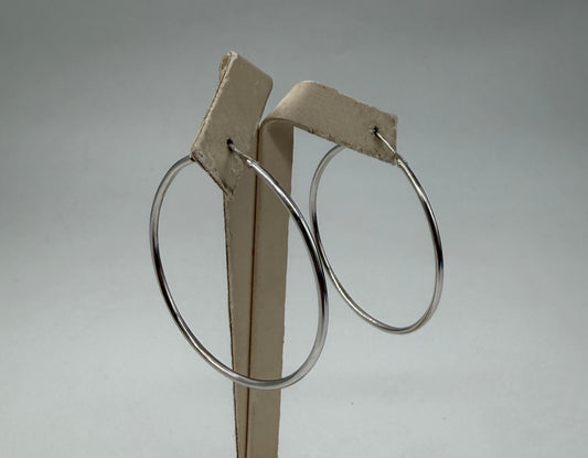 COPPIA DI ORECCHINI ORO 18KT BIANCO