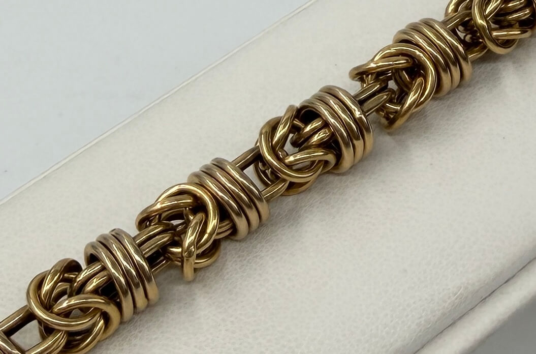 BRACCIALE 18 KT BICOLOR