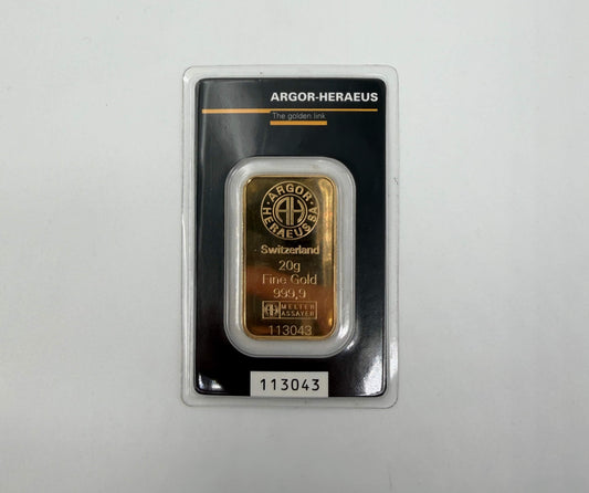 Lingotto 20gr - Oro 24kt (999,9‰)