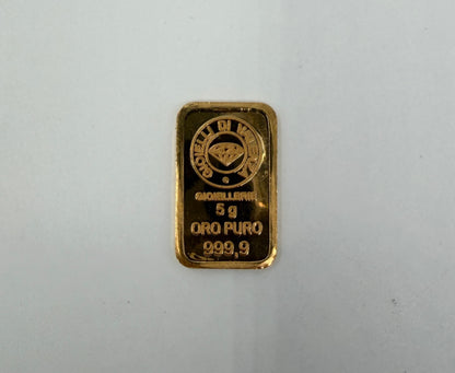 Lingotto 5gr - Oro 24kt (999,9‰)