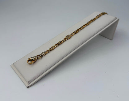 BRACCIALE 18 KT BICOLOR