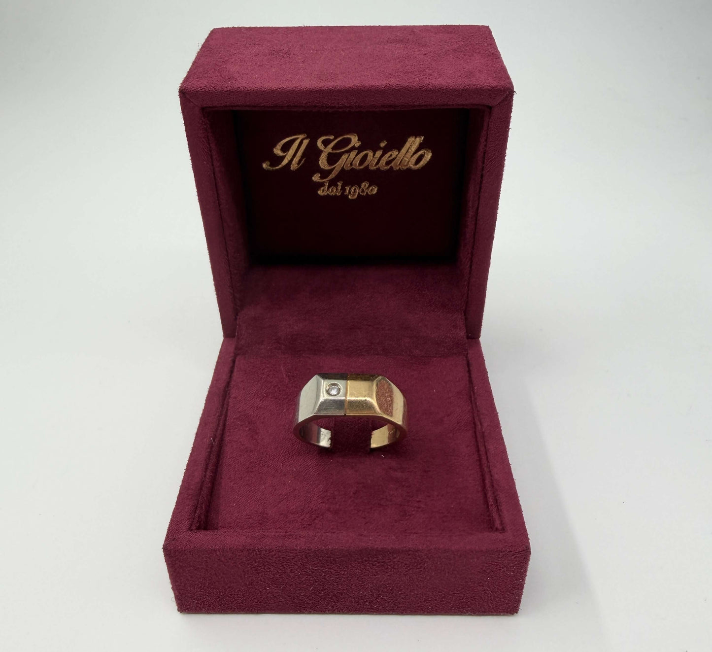 ANELLO IN ORO 18KT BICOLOR