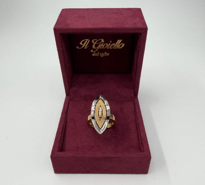 ANELLO IN ORO 18KT BICOLOR