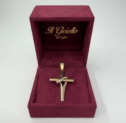 CIONDOLO ORO 18KT BICOLOR