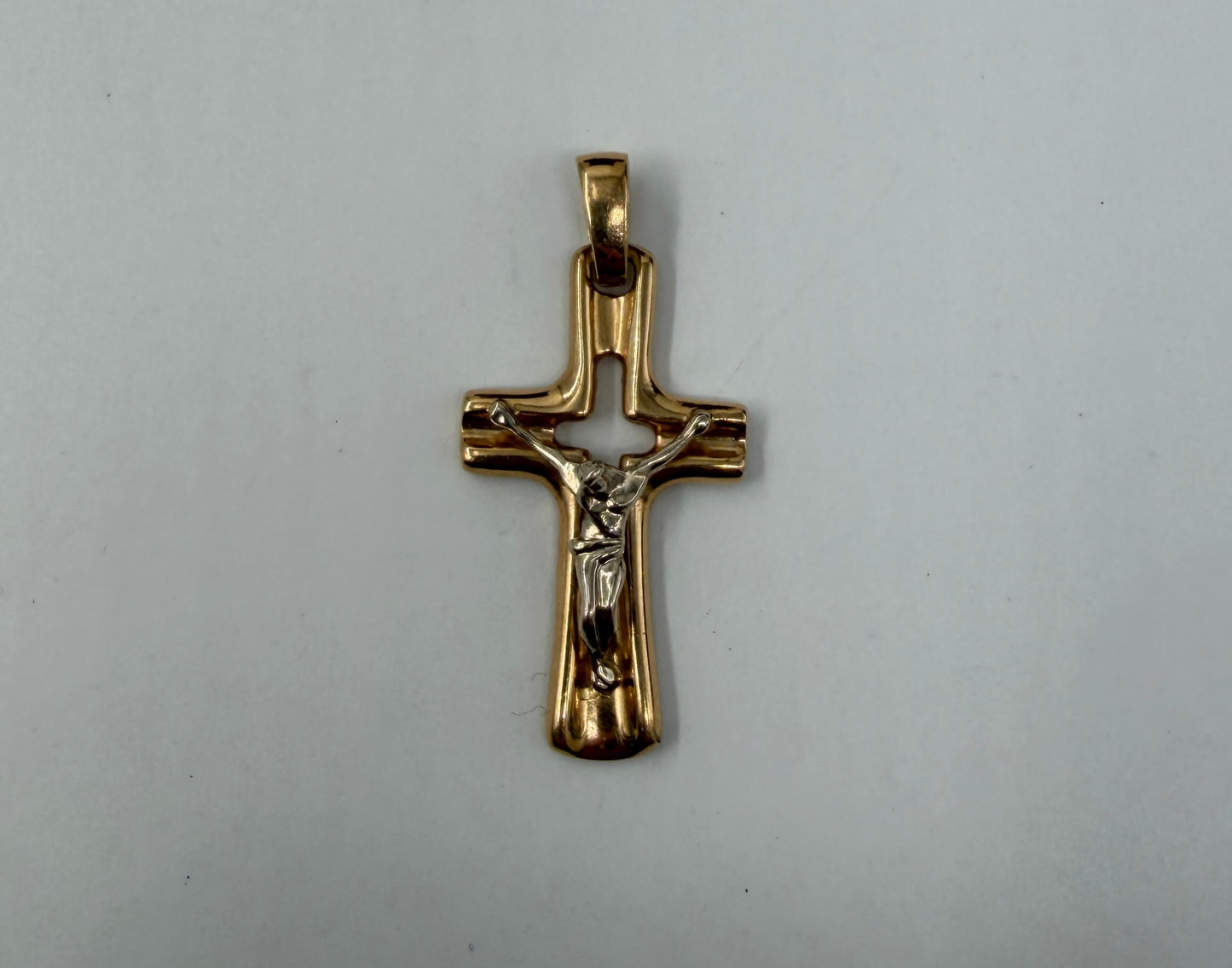 CIONDOLO ORO 18KT BICOLOR