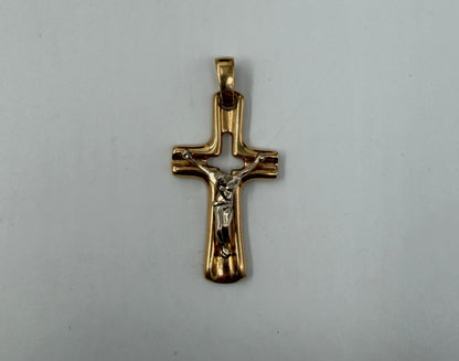 CIONDOLO ORO 18KT BICOLOR