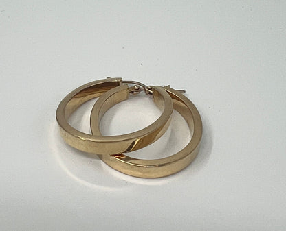 COPPIA DI ORECCHINI ORO 18KT GIALLO