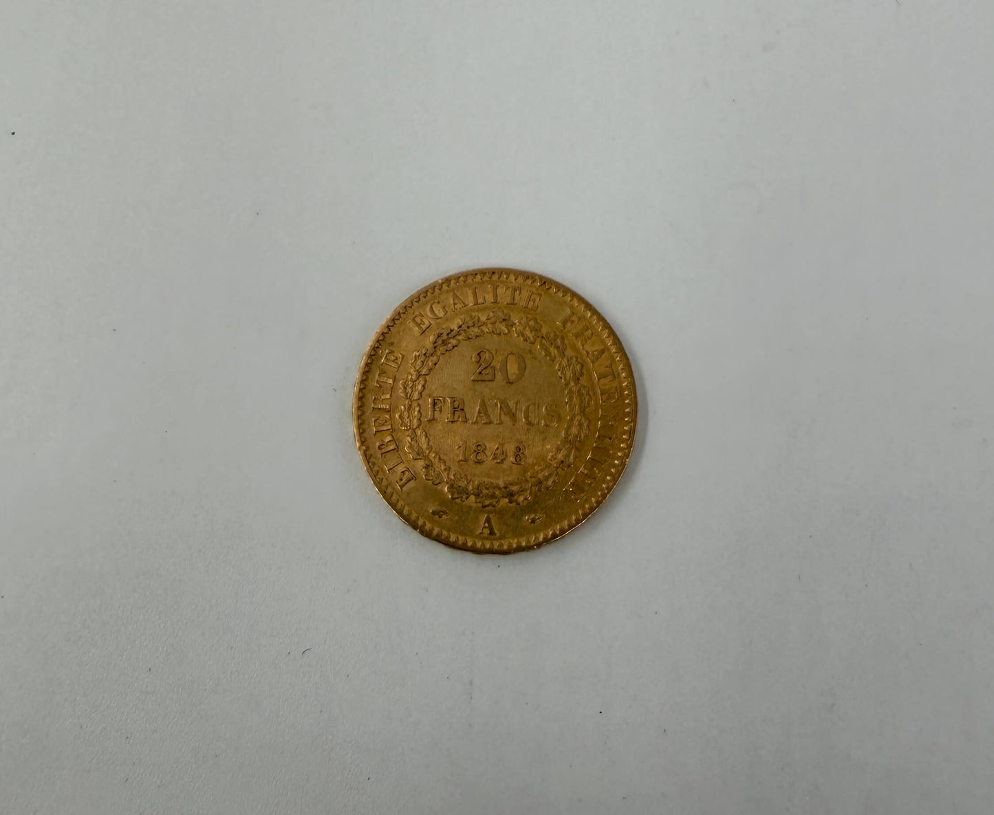 Marengo Francese "Angelo Scrivente" - Oro 21kt (900‰)