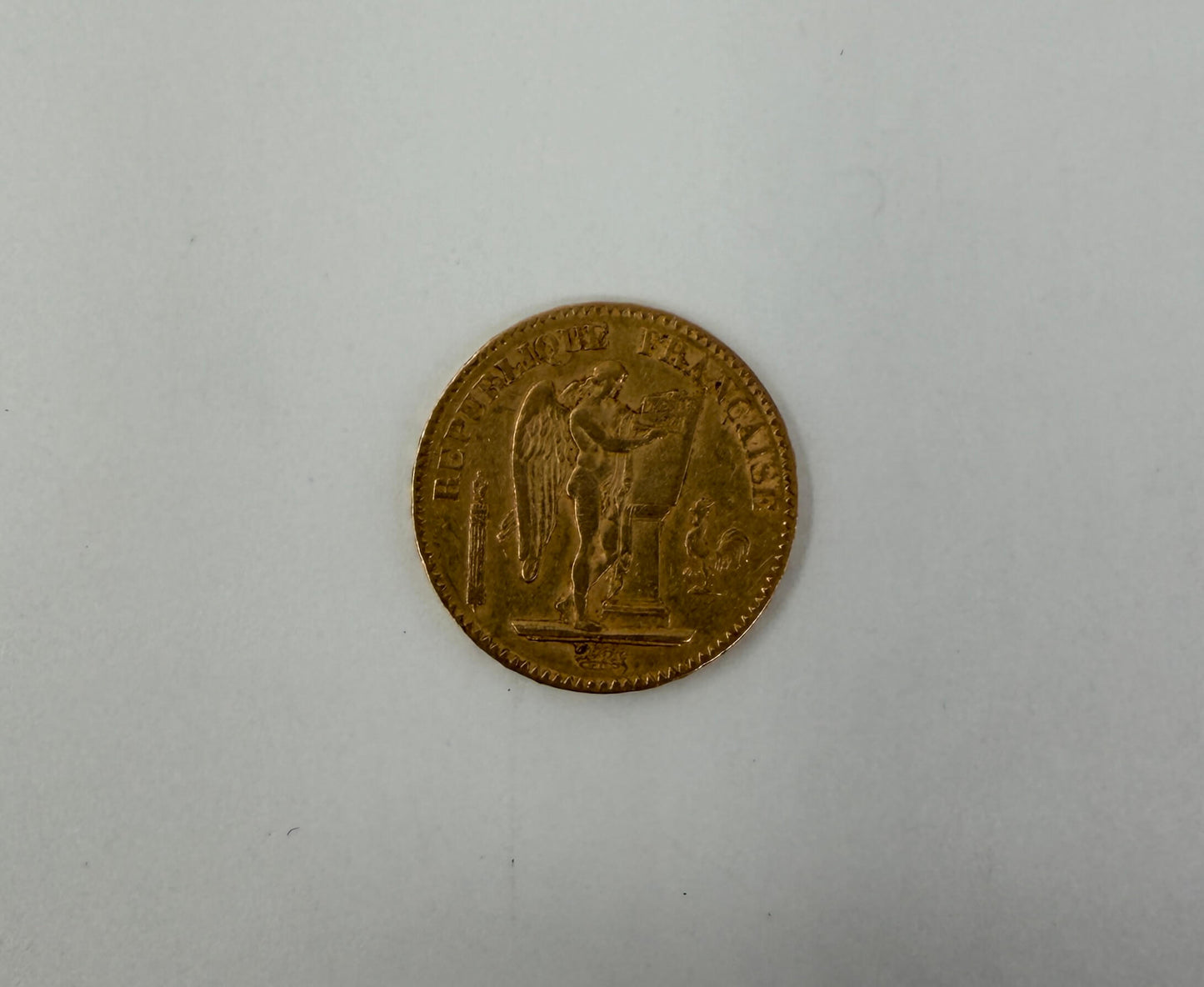 Marengo Francese "Angelo Scrivente" - Oro 21kt (900‰)