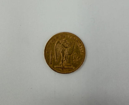 Marengo Francese "Angelo Scrivente" - Oro 21kt (900‰)