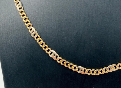 COLLANA ORO 18KT BICOLOR