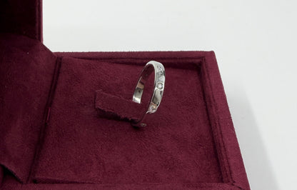 ANELLO IN ORO 18KT BIANCO CON DIAMANTI