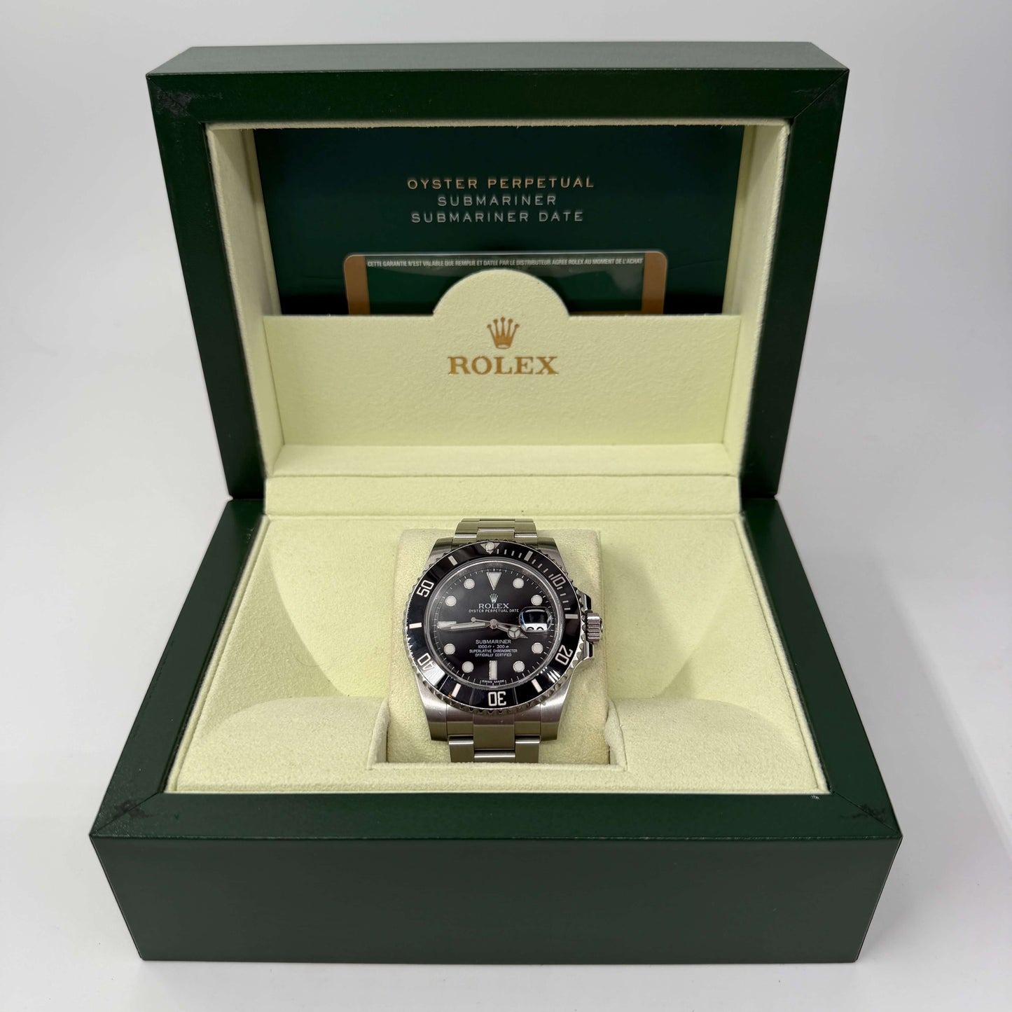 ROLEX SUBMARINER DATA 2010