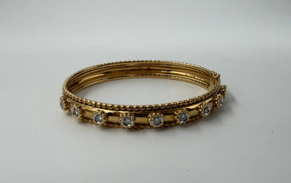 BRACCIALE 18 KT GIALLO CON DIAMANTI
