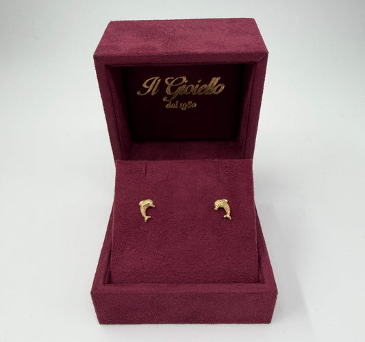 COPPIA DI ORECCHINI ORO 18KT GIALLO