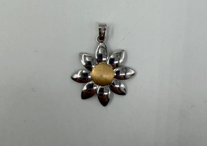 CIONDOLO ORO 18KT BICOLOR