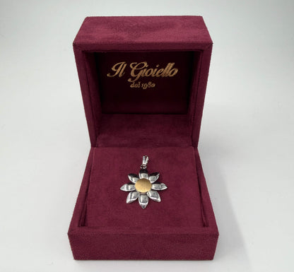 CIONDOLO ORO 18KT BICOLOR