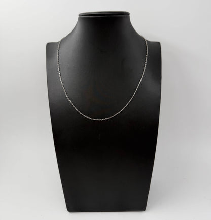 COLLANA ORO 18KT BIANCO
