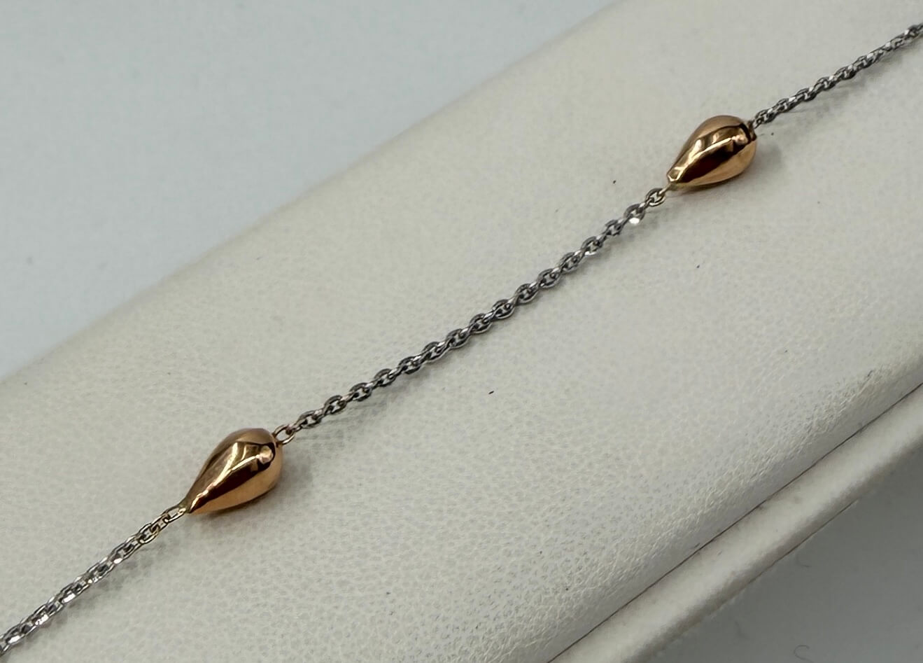 BRACCIALE 18 KT BICOLOR