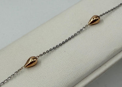 BRACCIALE 18 KT BICOLOR