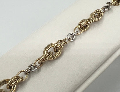 BRACCIALE 18 KT BICOLOR