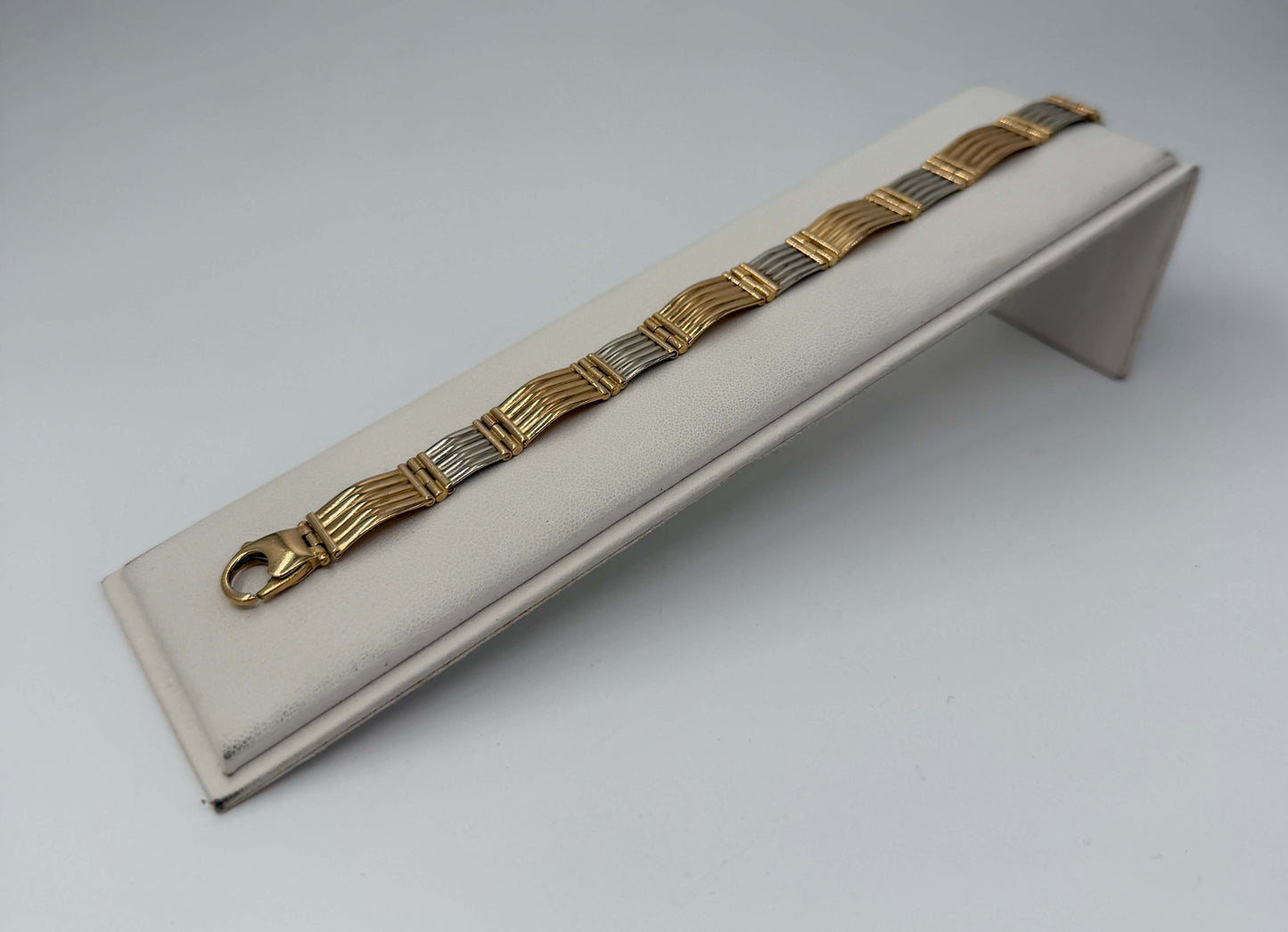 BRACCIALE 18 KT BICOLOR
