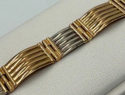 BRACCIALE 18 KT BICOLOR