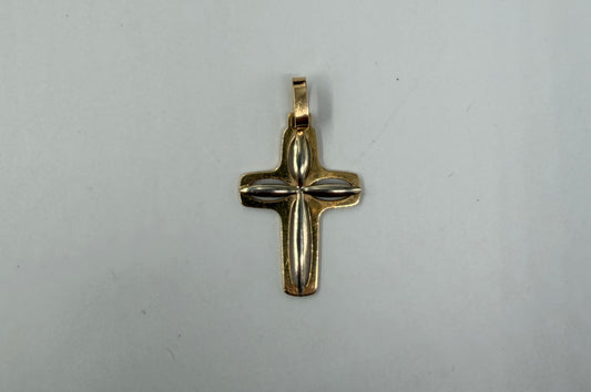 CIONDOLO ORO 18KT BICOLOR