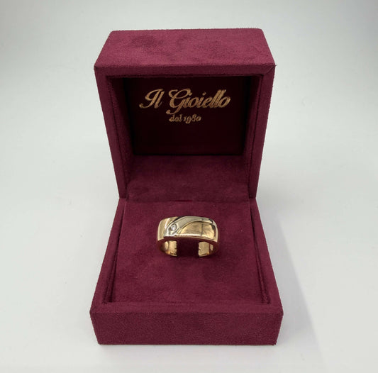 ANELLO IN ORO 18KT BICOLOR