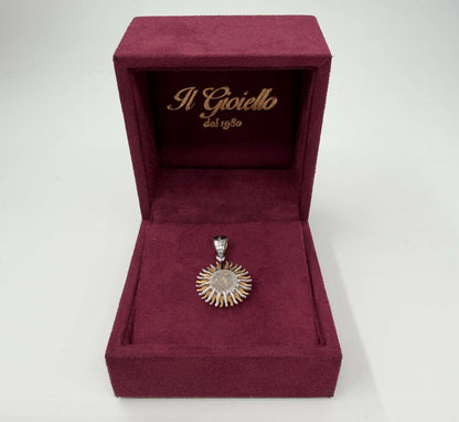 CIONDOLO ORO 18KT BICOLOR