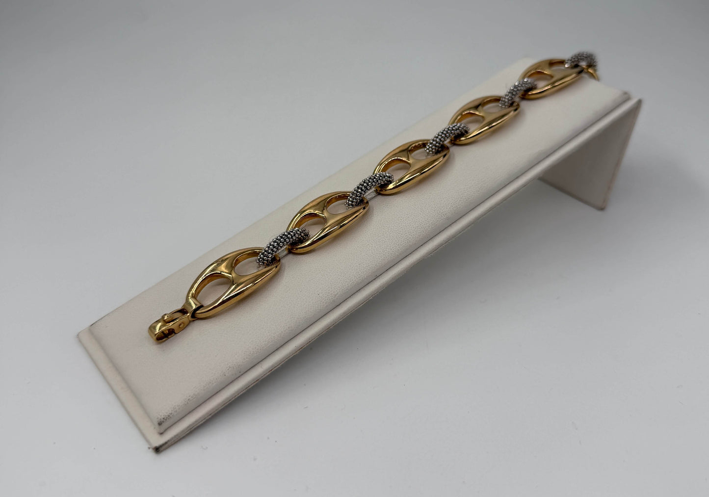 BRACCIALE 18 KT BICOLOR