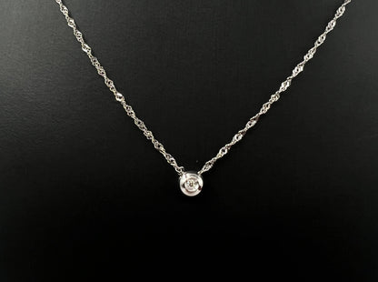 COLLANA ORO 18KT BIANCO