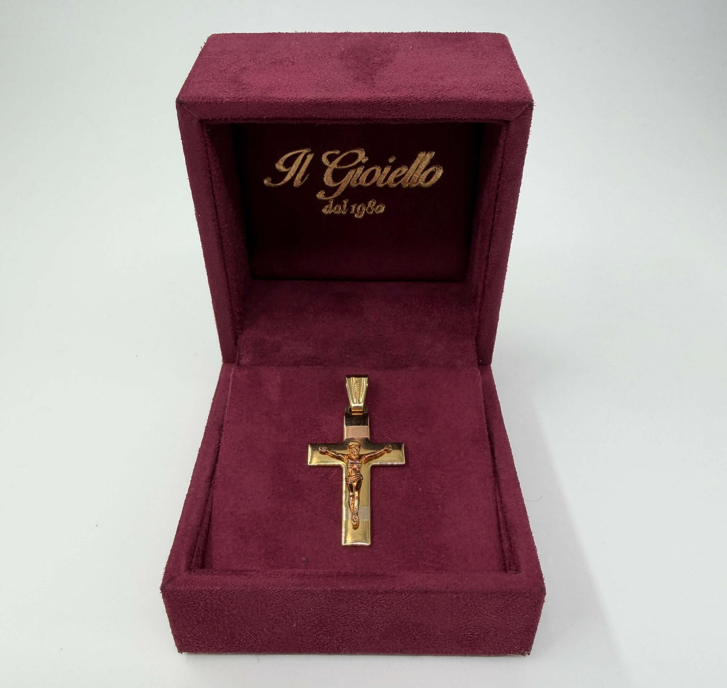 CIONDOLO ORO 18KT TRICOLOR