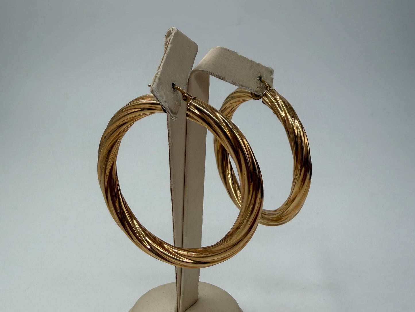 COPPIA DI ORECCHINI ORO 18KT GIALLO