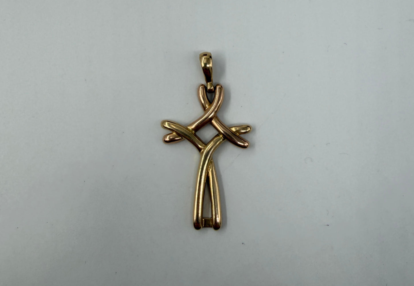 CIONDOLO ORO 18KT BICOLOR
