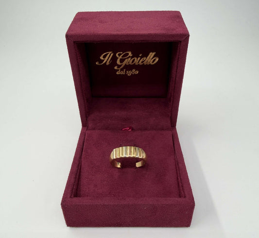 ANELLO IN ORO 18KT TRICOLOR