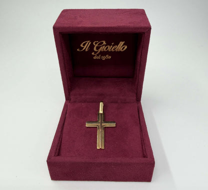 CIONDOLO ORO 18KT TRICOLOR