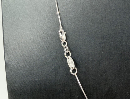 COLLANA ORO 18KT BIANCA CON DIAMANTI