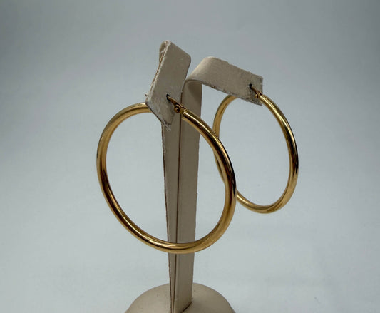 COPPIA DI ORECCHINI ORO 18KT GIALLO