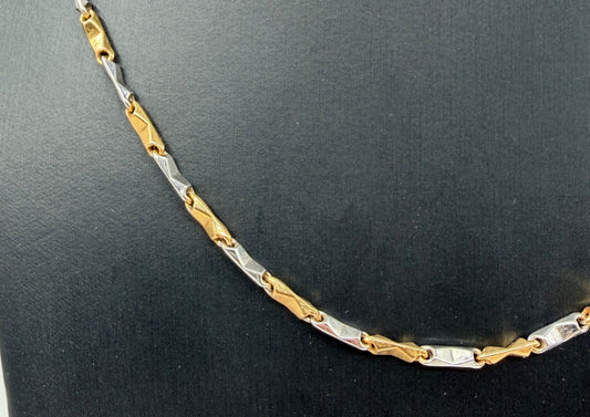 COLLANA ORO 18KT BICOLOR