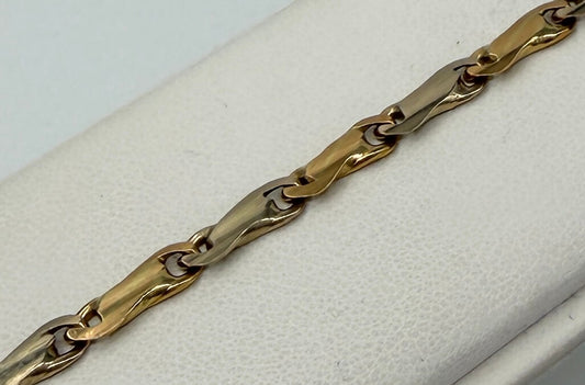 BRACCIALE 18 KT BICOLOR