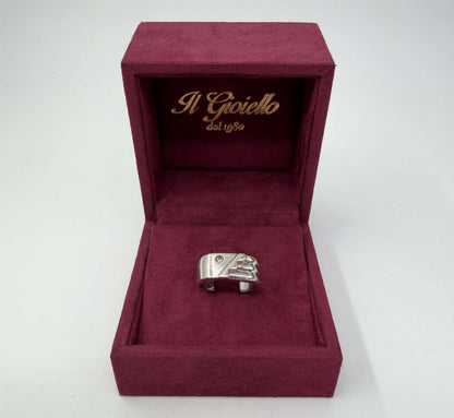 ANELLO IN ORO 18KT BIANCO