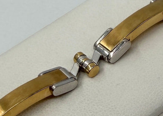 BRACCIALE 18 KT BICOLOR
