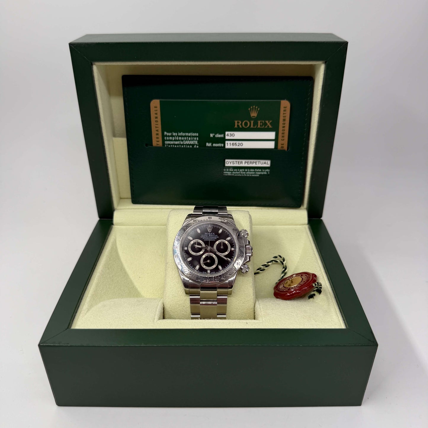 ROLEX DAYTONA 116520 FULL SET