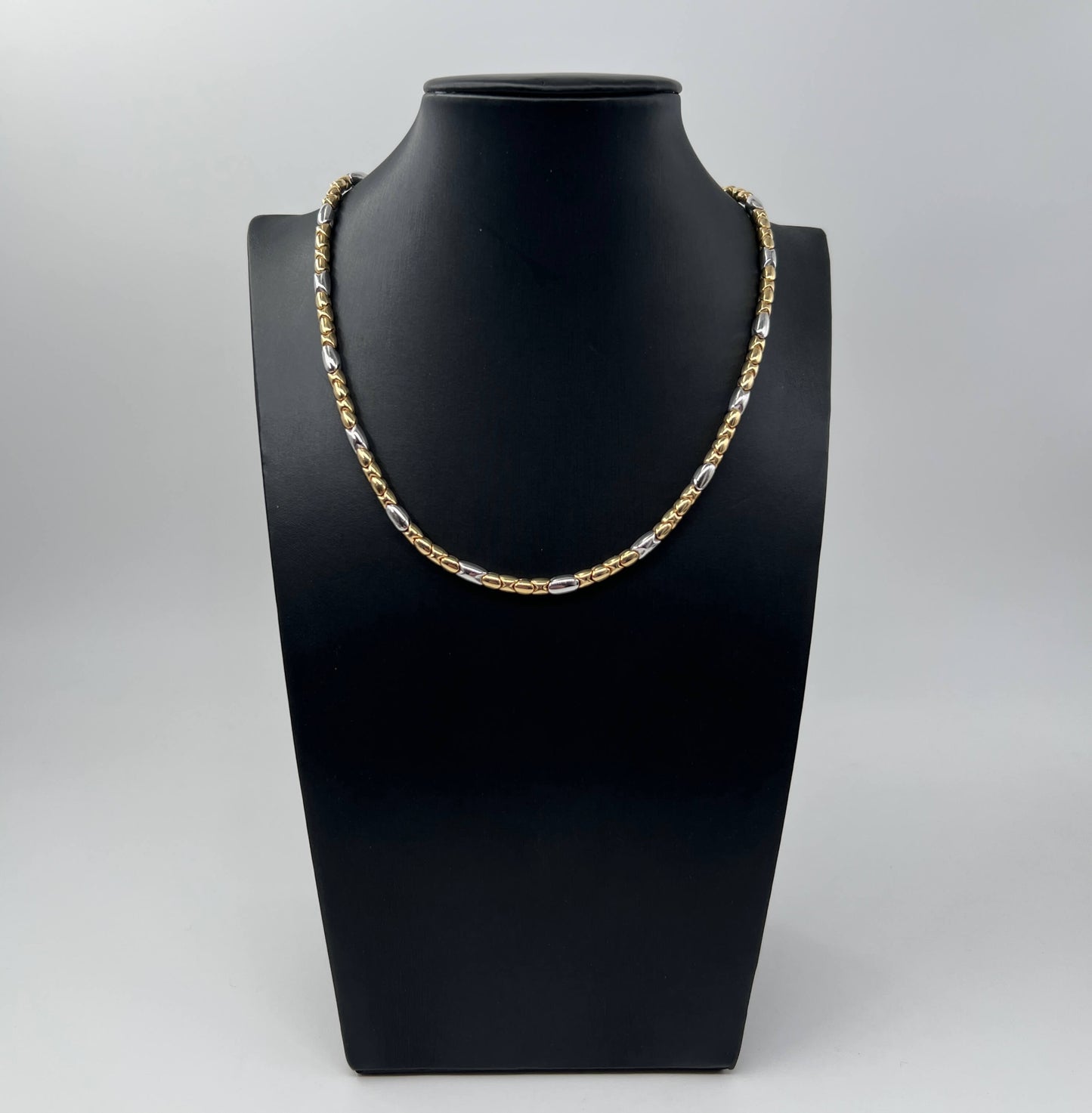 COLLANA ORO 18KT BICOLOR